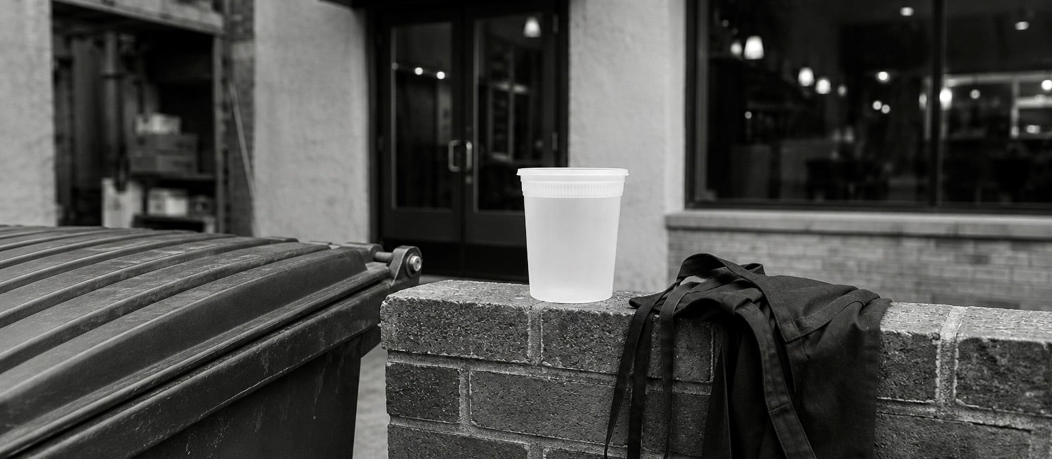 It's coffee, Its water, it's a shift drink, soup container, prep tool, measuring cup. Survival 